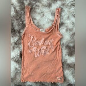 Wrangler x Billabong orange tank